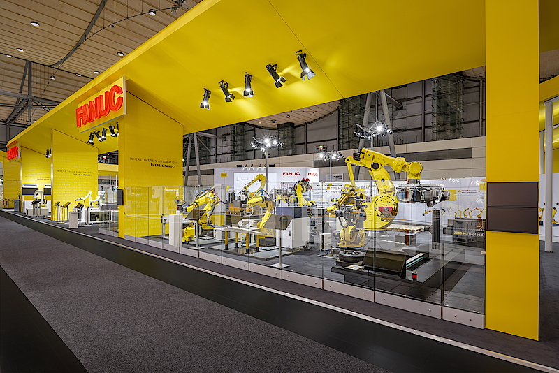 <span style="color:#c00000">Technische Herausforderung</span><br /> auf hohem Niveau FANUC auf der EMO Hannover